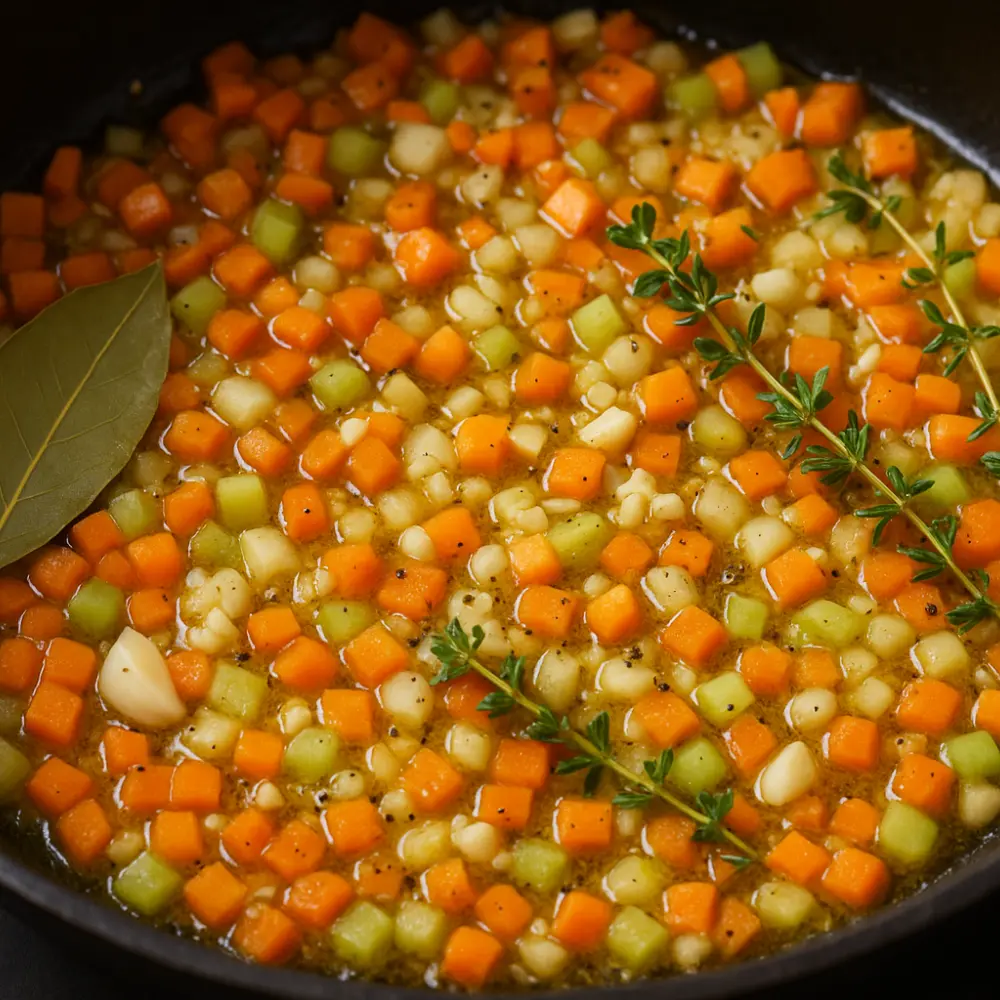 whole chicken, vegetables, herbs and spices